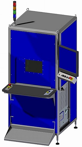 Leister Process Technologies - CAD-Zeichnung des neuen schlüsselfertigen Lasersystems WS-AT Leister Process Technologies - CAD-Zeichnung des neuen schlüsselfertigen Lasersystems WS-AT