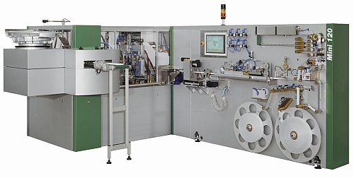 PackSys Global - The Mini 120 is a complete laminate tube line integrated into one single machine, making tube production simple, compact and very cost effective PackSys Global - The Mini 120 is a complete laminate tube line integrated into one single machine, making tube production simple, compact and very cost effective