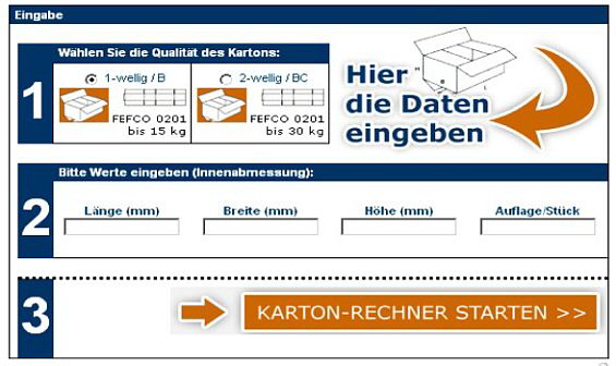 Storopack - Kartonrechner Storopack - Kartonrechner