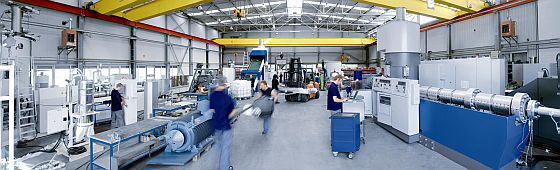 EREMA - Produktionshalle EREMA - Produktionshalle