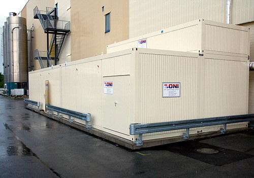 ONI-Wärmetrafo - Große Container-Kühlanlage ONI-Wärmetrafo - Große Container-Kühlanlage