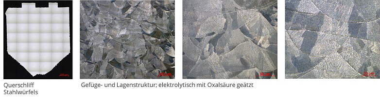 Quality Analysis - Untersuchung der GefĂĽge- und Lagenstruktur Quality Analysis - Untersuchung der GefĂĽge- und Lagenstruktur
