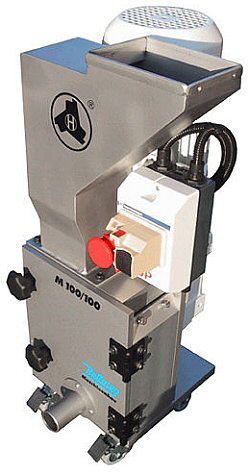 Hellweg Maschinenbau - Mini Beistellmühle für kleinste Angüsse Hellweg Maschinenbau - Mini Beistellmühle für kleinste Angüsse