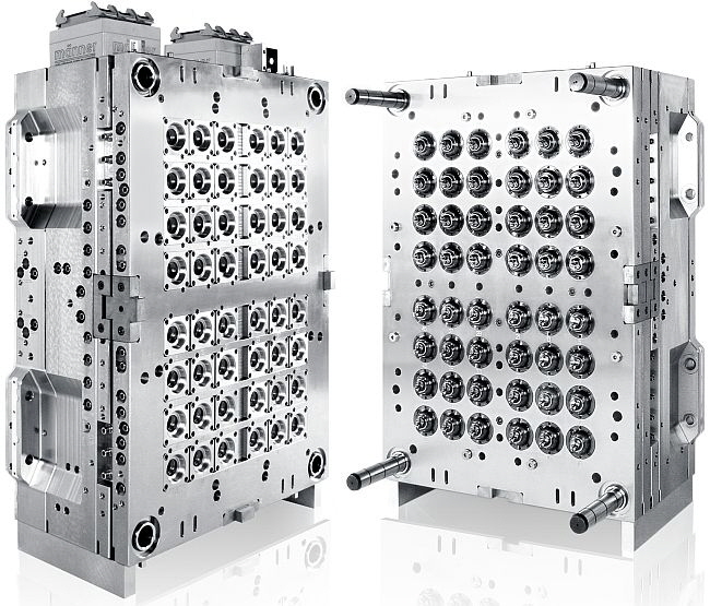 Thermoplay - Männer 48 cavities mould with valve gate hot runner system Thermoplay - Männer 48 cavities mould with valve gate hot runner system