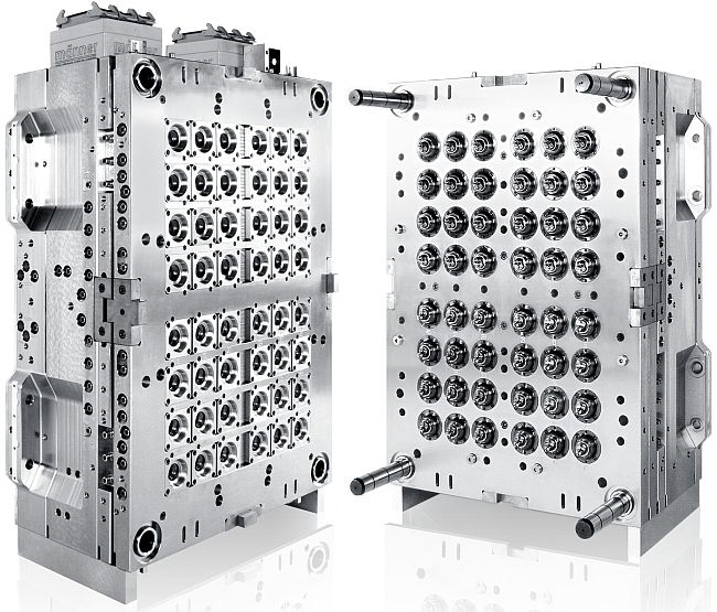 Thermoplay - Männer 48 cavities mould with valve gate hot runner system