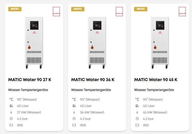 Tool-Temp Temperiergeräte Wasser