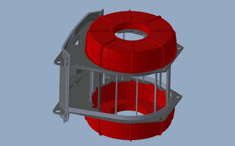 aXpel composites Prototyp Turbinenabdeckung