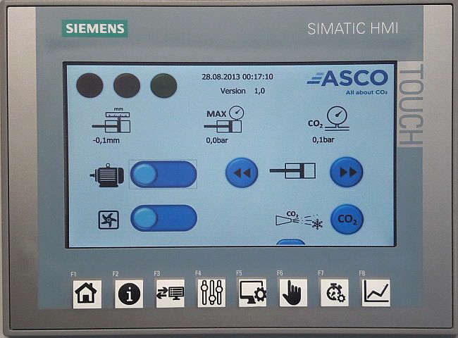 Asco - Trockeneis-Pelletizer P28 HMI