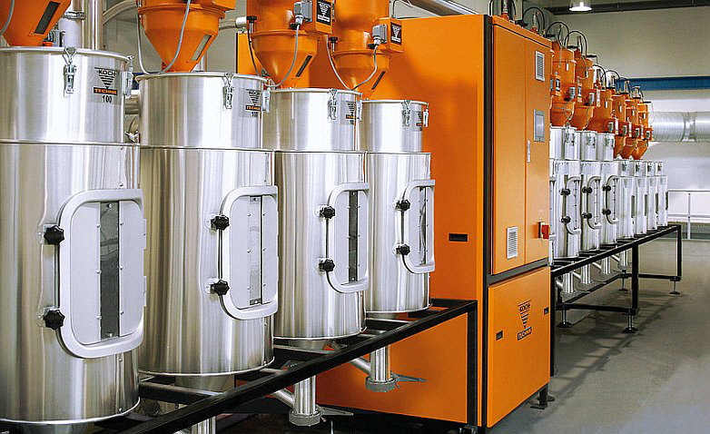 Elektror - Ventilatoren in Granulattrocknern Elektror - Ventilatoren in Granulattrocknern
