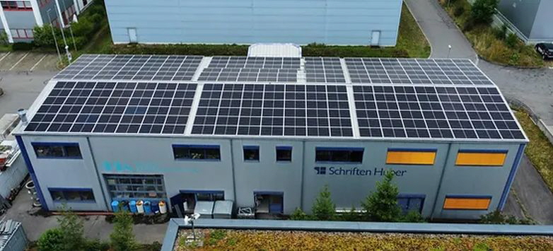 Müller Kunststofftechnik Solaranlage