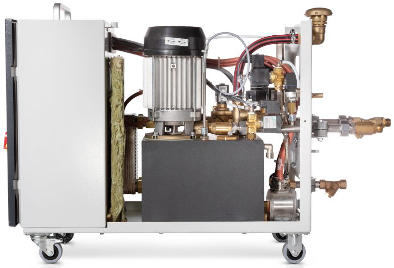 Single - Wasser Temperiergerät WT3 von der Seite