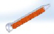 Stamixco Statischer Einwegmischer mit X-Gitter-Geometrie Stamixco Statischer Einwegmischer mit X-Gitter-Geometrie