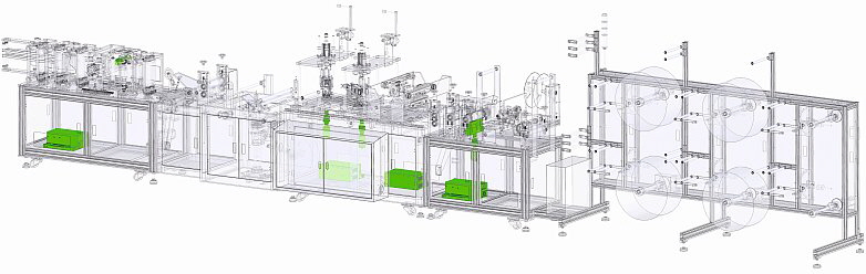 Telsonic - Automatisierte Maskenproduktion