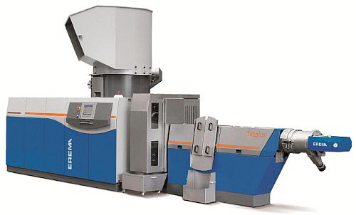 EREMA 1310 TVEplus - Recyclingsystem mit Hochleistungsentgasung für thermoplastische Kunststoffe EREMA 1310 TVEplus - Recyclingsystem mit Hochleistungsentgasung für thermoplastische Kunststoffe