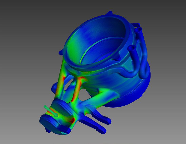 Messx - Strukturmechanik-Simulation des Radträgers