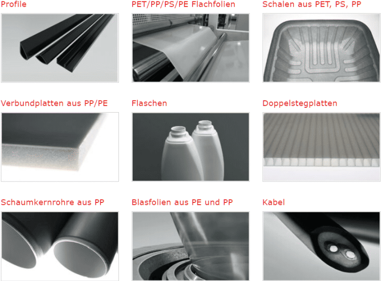 Promix Solutions - Schaumextrusion Anwendungsbeispiele