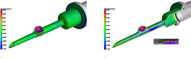 Quality Analysis - Soll-Ist-Vergleich zum CAD-Modell Quality Analysis - Soll-Ist-Vergleich zum CAD-Modell