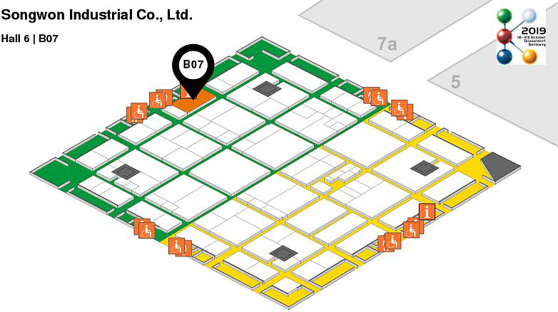 Songwon - K 2019 Hallenplan